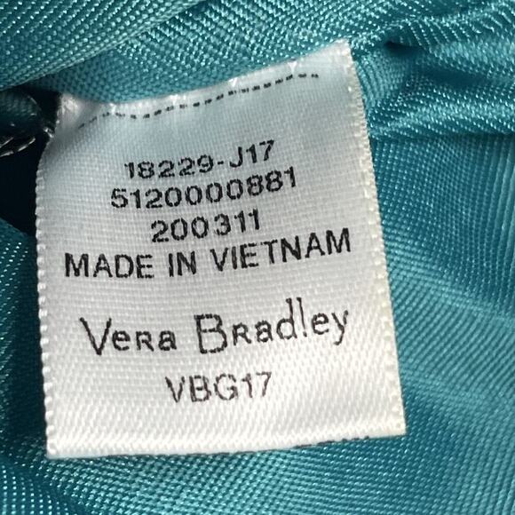 Vera Bradley X- Large Zip TOTE SPLASH FLORAL Shoulder Bag Trolly Slip Carry On - Picture 5 of 16